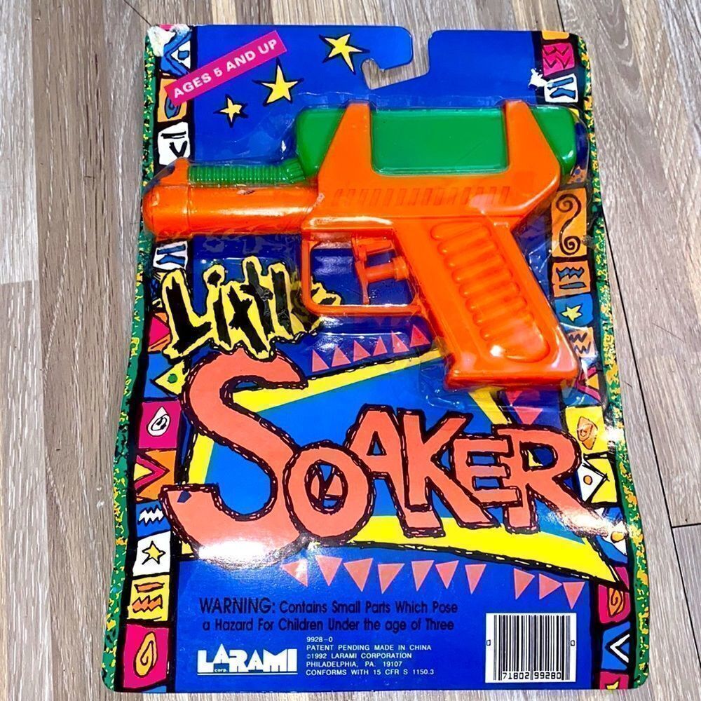 VTG Larami Super Soaker Little Soaker Water Gun Squirt Gun NEW 1992 Original Toy